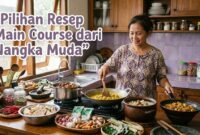 Kuliner dari nangka muda untuk pilihan main course seperti gudeg gulai lodeh dan tumis