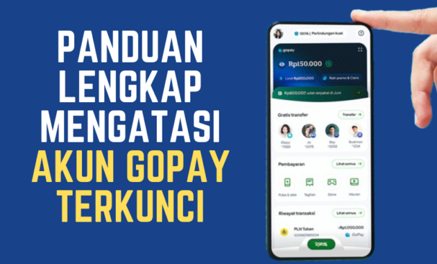 Cara Mengatasi akun Gopay Terblokir