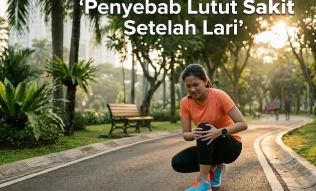 penyebab lutut sakit setelah lari